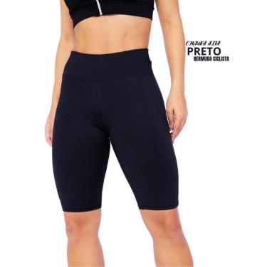 Imagem de Bermudas Fitness Suplex Feminina Cintura Alta Academia Pronta Entrega-Feminino
