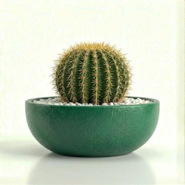 Imagem de Genérico, Cimento, Vaso Quadrado, Preto, 11x12x15 cm, Acabamento Liso, Decorativo para Plantas, Elegante para Jardim e Interiores