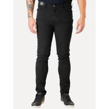 Imagem de Calça Ellus Sarja Color Twill Slim Preta-Masculino