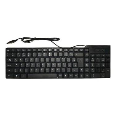 Imagem de Teclado Premium Para EscritóRio – Teclas Suaves Ao Toque, Design ErgonôMico, Adequado Para Computadores De Mesa