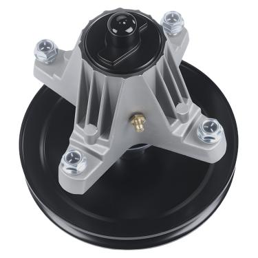 Imagem de Ruzros Conjunto de eixo de deck para cortador de grama compatível com *B CAD*ET XT2-LX46 XT1-LT46 MTD Crafts*Man T2400, Troy*Bilt Super Bronco 46 XP 46l XP com decks de 116.8 cm, substitui