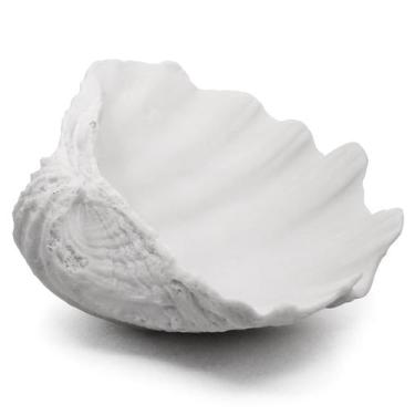 Imagem de Taça decorativa Accessoryway de 31,5 cm White Clam Shell