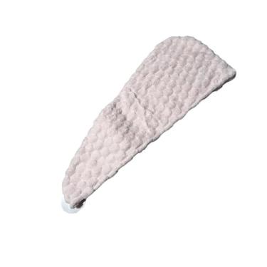 Imagem de Touca de TOALHA Pós-Banho: Secagem Ultra Rápida e Super Absorvente para Cabelos. Atoalhado Macio, Encorpado e Confortável.