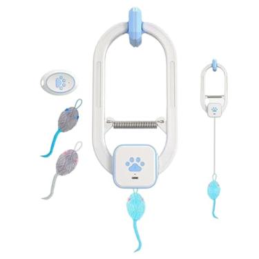 Imagem de Brinquedo Para Gato de Porta,Suprimentos Automáticos Para Brincadeiras De Gatinhos,Brinquedo Interativo Para Felinos - Para Donos De Animais Apartamento Quarto Sala Estudo Escritório Doméstico