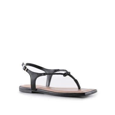 Imagem de Sandália Flat, Via Uno, Feminino, Preto, 36