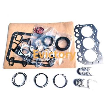 Imagem de EVICTORY Para rolamento principal do eixo de manivela do motor ISUZU 3AD1 + anel de pistão + kit completo de junta