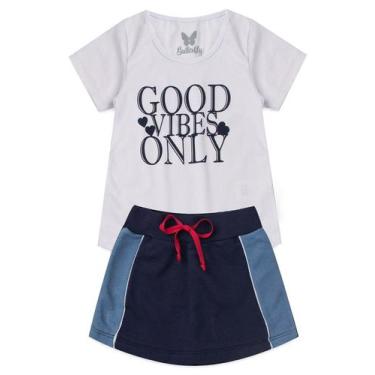 Imagem de Conjunto Infantil Menina Butterfly (1 ao 12) - Kangulu, 1, Branco