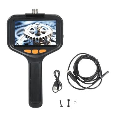 Imagem de Industrial Endoscope Camera Dual Lens 1080P HD Borescope Inspection Camera with 8+1 LED Lights IP67 Watertight Flexible Cable for Plumbing Automotive HVAC Sewer Inspection (Hum)