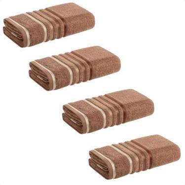 Imagem de Kit 4 Toalhas Banhão Gigante De Algodão Lumina - Karsten