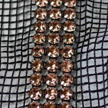 Imagem de Galão strass Primeira Linha 3 Fios Rosé Gold5mm 1metro - La Mode Arte 