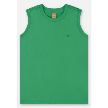 Imagem de Regata Infantil Básica para Meninos Up Baby, Verde, 12