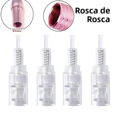 Imagem de Cartucho Nano Tip Dermapen 12pin 36pin 100 50 10pcs Substituição Para 