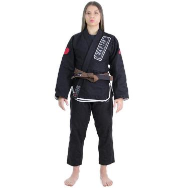 Imagem de Kimono Jiu Jitsu Preto Raptor Diamond PRO-Feminino