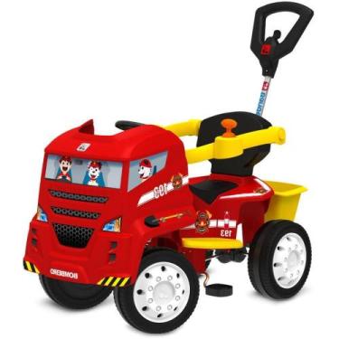 Imagem de Veículo a Pedal Caminhão Bombeiro 2 em 1 Vermelho ATÉ 35KG - TK Shoppi