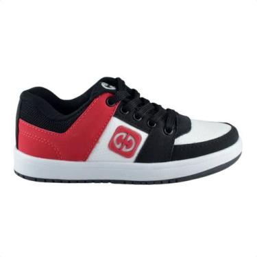 Imagem de Tênis Masculino Street Ollie Furious Preto E Vermelho, 412 vermelho, 4