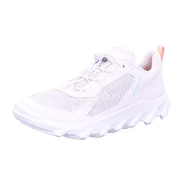 Imagem de ECCO Tênis feminino Mx Breathru impermeável, Branco/Concreto, 11-11.5