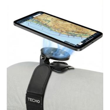 Imagem de TECHO Joelheira magnética piloto para iPad e tablets – Suporte universal de aviação para joelho com aderência forte, alça segura para navegação na cabine, condução e uso doméstico com mãos livres
