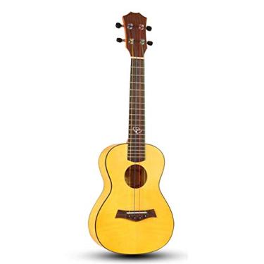 Imagem de Lss9azznmm Pacote de ukulele soprano com alça de lona e palhetas série colorida guitarra pequena iniciante 58 cm entrada de estudante criança adulto menina instrumento musical