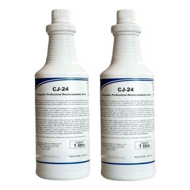 Imagem de Kit C/2 Detergente Desincrustante  Cj-24 1l Spartan L Pesada