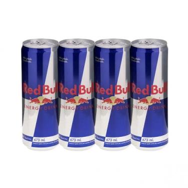 Imagem de Kit com 4 Energético Red Bull Lata 473ml