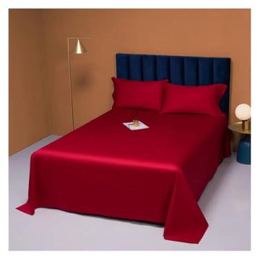 Imagem de 1 lençol de cima de qualidade de hotel premium, luxuoso, macio, 1000 fios, qualidade egípcia, lençol de cima, resistente a rugas e desbotamento, cama de luxo em uma bolsa (1 lençol 160 x 230 cm)