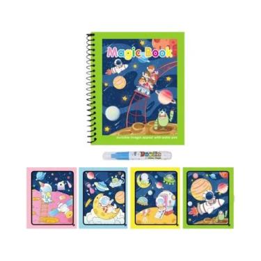 Imagem de Livro Mágico De Pintura Com Aquarela Para Crianças Com Caneta De Água 