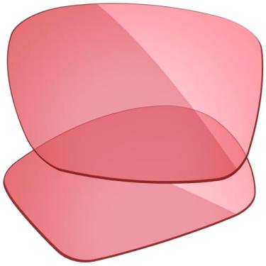 Imagem de Firtox Lentes de reposição UV400 para óculos de sol inteligentes Ray-Ban Meta Wayfarer RW4006 50 mm, Rosa HD, One Size