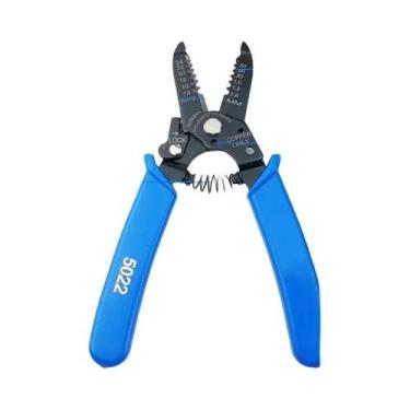 Imagem de Alicate Desencapador De Fios 6 Em 1, Cortador E Crimpador Para Cabos E