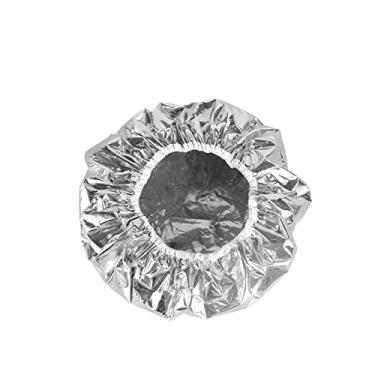 Imagem de Gorro de Papel Alumínio Reutilizável Termostático para Condicionamento e Colorização Cabelo - Ideal Uso Doméstico em Salão