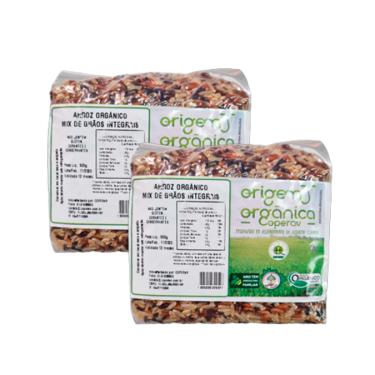 Imagem de Kit 2X: Arroz Riz Assemblage (Vermelho, Preto e Agulha Integral) Origem Orgânica 500g