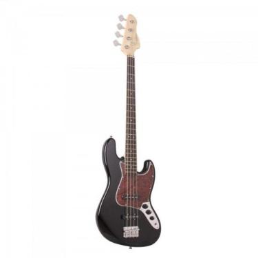 Imagem de Contrabaixo Elétrico Giannini Gb-100 Jazz Bass Preto/ Turtle
