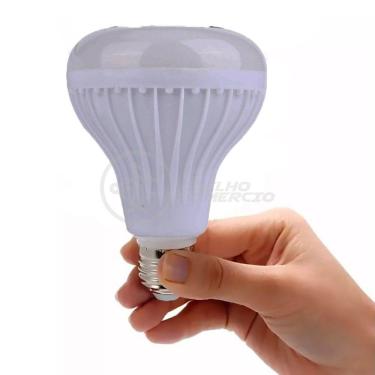 Imagem de Lâmpada Led 12W E27 Rgb Colorida Com Caixa De Som