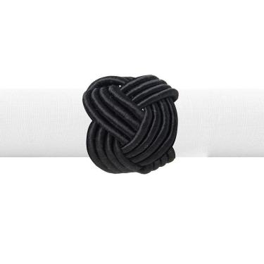 Imagem de Argola De Guardanapo Copa E Cia 4 Pçs Traccia Preto