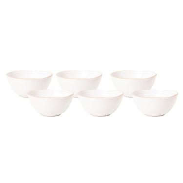 Imagem de Jogo De Bowl Copa E Cia 6 Peças Vivant Em Cerâmica Off-white