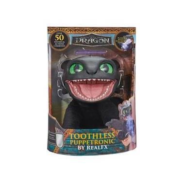 Imagem de Como Treinar Seu Dragao, Pelucia Interativa Banguela 30cm