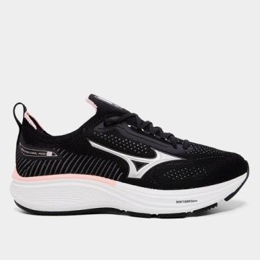 Imagem de Tênis Mizuno Cool Ride 3, Preto, Rosa, 35