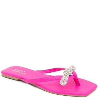 Imagem de Sandália Rasteira Laço Brilho Sapato Show 14568-Feminino