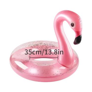 Imagem de Boia de Flamingo Inflável para Adultos e Crianças - Piscina e Praia, F