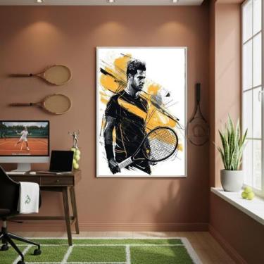 Imagem de Quadro Decorativo Craque Do Tênis-70X50Cm Mold Preta - Quadros On-Line