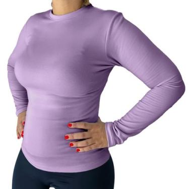 Imagem de Blusa Feminina Térmica Peluciada Manga Longa Segunda Pele Inverno - se