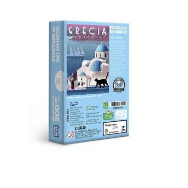 Imagem de Quebra cabeça 500 peças nano - Grécia - Postais do Mundo - Toyster