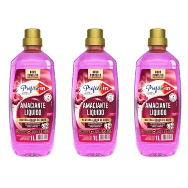 Imagem de Kit 3 Amaciante Neutralizador de Odor Profisse IN 1L Rose