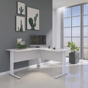 Imagem de Escrivaninha Mesa Escritório em L Estação de Trabalho ETP1515 Maxxi 15