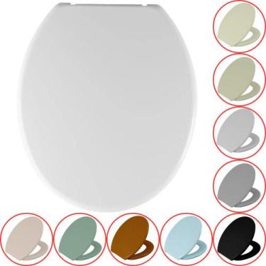 Imagem de Assento Privada Tampa Vaso Sanitário Cores Astra Pvc, Branco