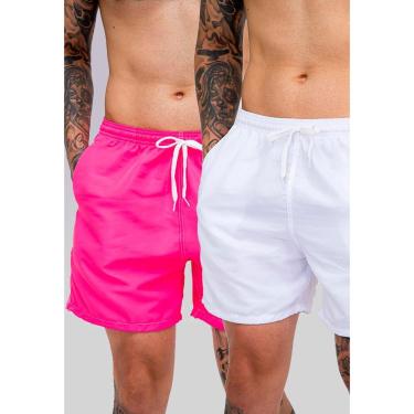 Imagem de Kit 2 Bermuda Masculina Tactel Tectel Praia Short Leve Secagem Rápida Academia Treino com Bolsos-Masculino