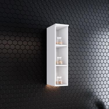 Imagem de Armário Aéreo Nicho de Cozinha 20 Cm Americana Cinza Henn