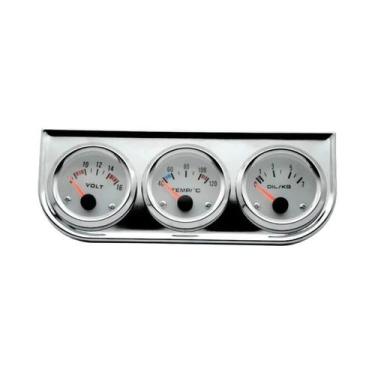 Imagem de Medidor De Voltagem, Temperatura Da Água E Pressão Do Óleo Em Cromo Pr