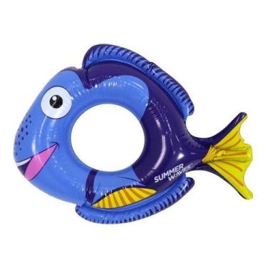 Imagem de Boia Inflável Infantil Peixe Angel Redonda 60x68cml - Fratelli Ferrame