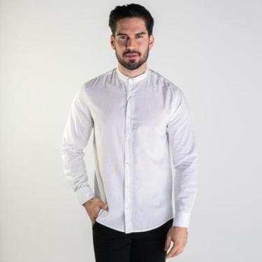 Imagem de Camisa Aramis Gola Padre Flamê Branca-Masculino