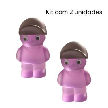 Imagem de Kit de 2 Porta-Óculos de Mesa - Boy - Fume com Lilás - Yes